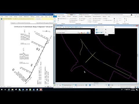 ORD - Road 1 - Chapter 2 - Horizontal Geometry - Exercise 3 - Ramp 4 "Advanced"