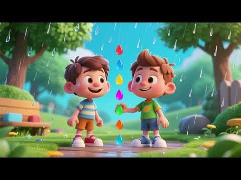 Count the Raindrops, See the Colors | Counting & Color Learning Kids Songs