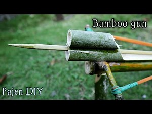 How to Make a Simple And Powerful Bamboo Crossbow