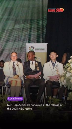 KZN top achievers honoured at the release of 2025 NSC results #NSC2025 #Durban #SouthAfrica #Schoolnews #Matric2025 KZN | Rising Sun Chatsworth