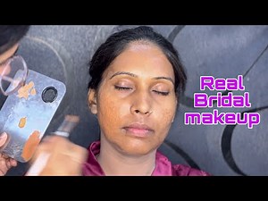 How to do bridal makeup on extremely open pores skin | Problematic skin makeup |