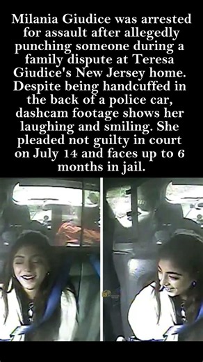 Milania Giudice Laughs in Cop Car After Arrest 😂🚔