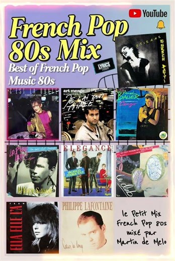 French Pop 80s 🚀 Retour vers les années 80 #80s