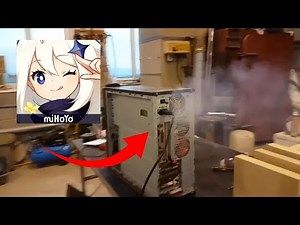 An old computer run Genshin impact 8k meme