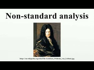 Non-standard analysis