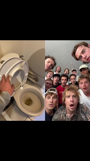Funny Bathroom Prank with Friends