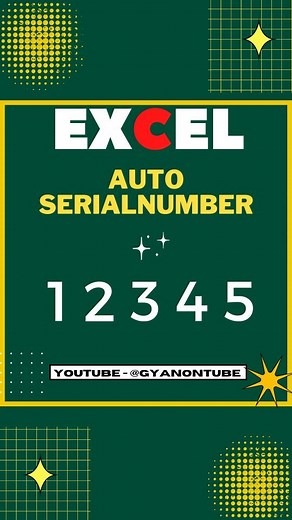 Populate Auto serial number in #excel | simple tricks can solve recurring activities. Follow for more 👇 YouTube - Gyanontube Facebook - Gyanontube LinkedIn - Gyanontube Telegram - Gyanontube Website - www.gyanontube.com #excellearning #knowledgesharing #newknowledge #learnexcelonline #exceltraining #msoffice #msexceltutorials Keep learning 🪴 keep growing 🪴 | Gyan On Tube