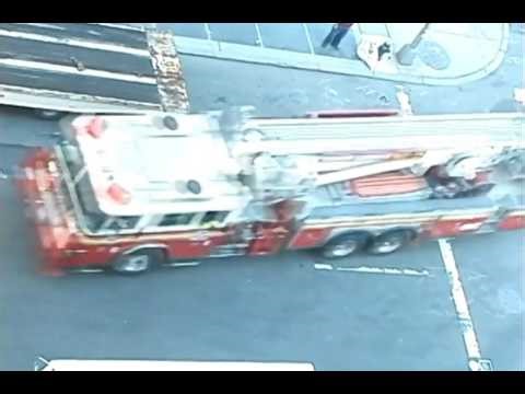 Footage of FDNY Tower Ladder 12 Responding on 9/11 (Footage by Rozano Ismael Johnson)