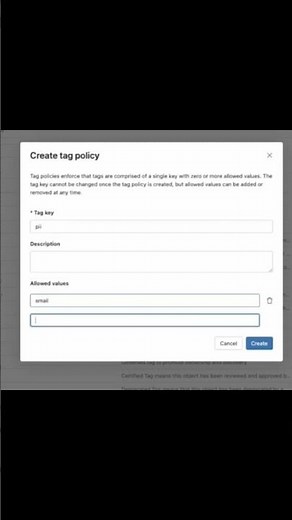 Create Tag policy! #databricks