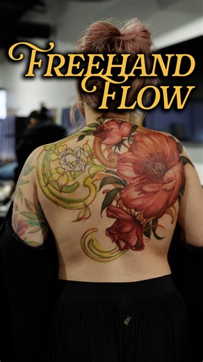 Deanna James - The Painterly Tattooer on Instagram: "Final result at the end! This was 3 days of work on Emilee who flew to @edenbodyartstudios from Denver! Next time we’ll go down to the butt. I would really loooove to do more back pieces like this!! Click the link in my bio for booking. ❤️ #backtattoo #freehandtattoo #artistsoninstagram #femaletattooartist #tattooideas"