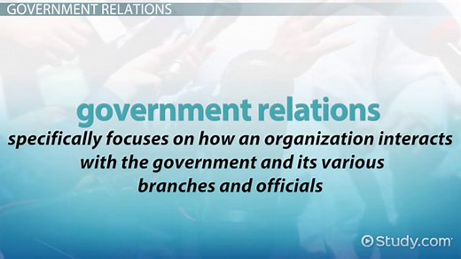 Government Public Relations & Affairs | Overview & Functions