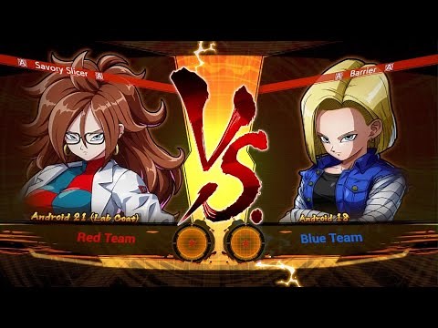 (Sexy Android Battle) DRAGON BALL FighterZ: Android 21 vs Android 18