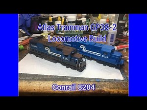 HO Atlas Trainman GP38-2 Locomotive Build Part 2 - Reassembly and Detailing