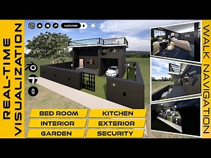 Modern House Design Immersive Tour 02 | Real-Time Visualization | Blender | Twinmotion | STAR3DVR