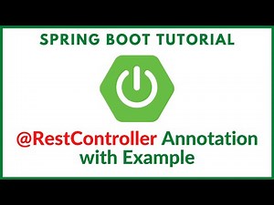 Spring @RestController annotation with Example
