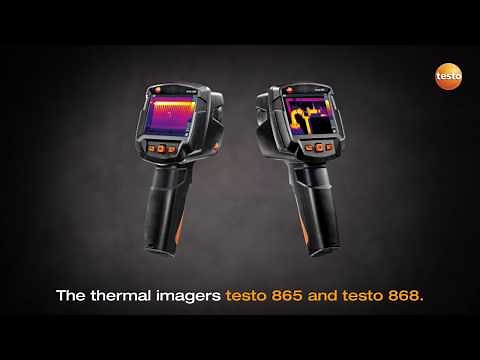 Smart Thermal Imaging Cameras - Testo 865, Testo 868