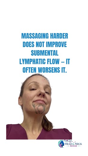 Lauren Meffen -Speech Pathologist- Head & Neck Cancer Specialist on Instagram: "Submental lymphatics matter more than you think 👇 The submental lymph nodes (Level IA) drain: • Anterior floor of mouth • Lower lip • Anterior tongue • Chin In head & neck cancer patients, this region is high-risk for radiation-associated edema and fibrosis, especially after oral cavity or anterior tongue treatment. ➡️ If you’re not assessing and treating the submental space, you’re missing a key piece of lymphatic 