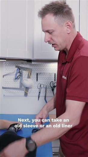 Hole in a knee sleeve? Check out this easy patch technique. | Ottobock Professionals