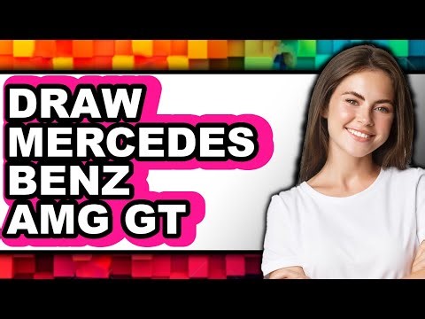 How to Draw Mercedes Benz AMG GT (Only Way)
