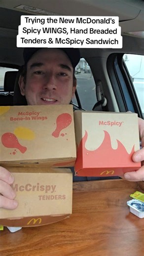 88K views · 955 reactions | Which of these new chicken items would you want to try at McDonald's if they go nationwide? The hand breading is amazing on the tenders and the McSpicy Sandwich had a Popeyes feel - and wings at McDonald's with all those sauces could be incredible! #mcdonalds #macdonalds #fastfood #fastfoodreview #eating | Snackolator | Facebook
