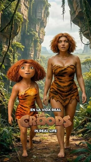 You’re NOT Ready For This Family 😬🦴 The Croods in Real Life #thecroods #croods #dreamworks