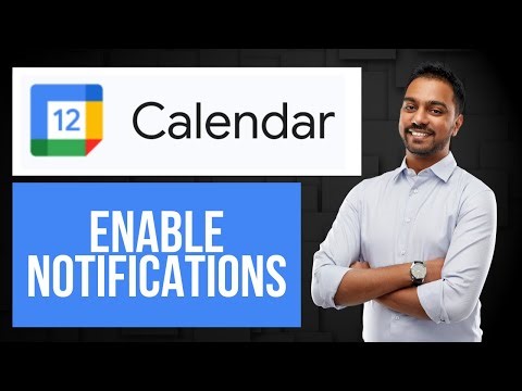 How to Enable Notifications on Google Calendar | Turn on Desktop Notification