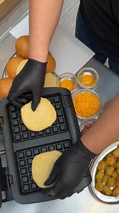 2.2M views · 37K reactions | Breakfast Burger Waffle! Stacked with flavor, layered with love 劉 | Chefclub Network | Facebook