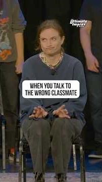 Don’t chat up the wrong classmate! - Lennon Parham & Angela Giarratana #comedy #improvisation #funny