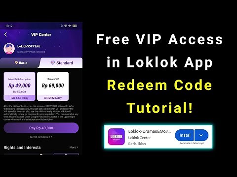How to Get Loklok Vip for Free | How to Put Vip Code in Loklok