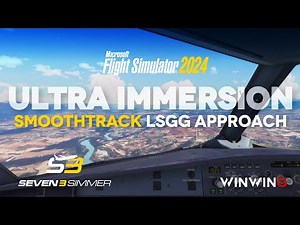 MSFS 2024 Ultra Immersion! SmoothTrack LSGG Approach #microsoftflightsimulator #msfs2024 #msfs