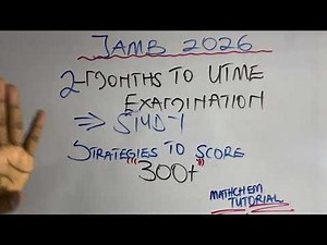 JAMB 2026: How to Score 300+ in 2 Months (Proven Study Plan)