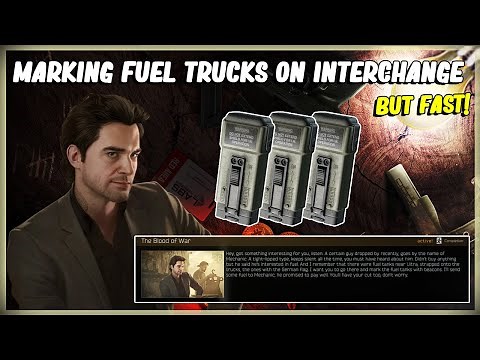 MARKING 3 FUEL TRUCK TANKS ON INTERCHANGE - EFT ESCAPE FROM TARKOV - RAGMAN QUEST THE BLOOD OF WAR