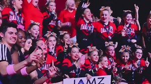 Do you see yourself in the big red chair at #JAMZNationals 2022? 🤔 WE DO!! See it & believe it! ✨ We can’t wait to bring the #JAMZFam back together at JAMZ Youth Nationals, Jan 21-23, 2022! 🙌🏽💙 | JAMZ Cheer and Dance