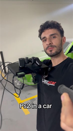 How to put a ps2 in your car Android head unit #ps2 #gaming #car