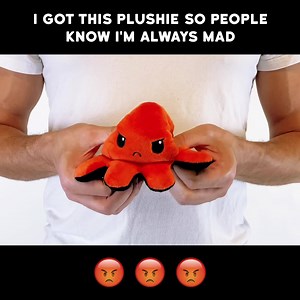 The newest Reversible Octopus Plushie is so angry! | TeeTurtle