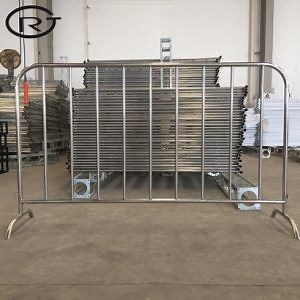 [Hot Item] Portable Road Traffic Barriers Metal Steel Galvanized Tube Crowd Control Barrier