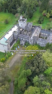 Once owned by the Guinness family, the castle has now been neglected for many years #abandoned #abandonedplaces #mansion #castle #abandonedmansion #abandonedcastle #ireland #wicklow #countywicklow #guinnessfamilymansion #guinness #urbanexplore #irish #history #urbex #urbexireland | owenmcnutt