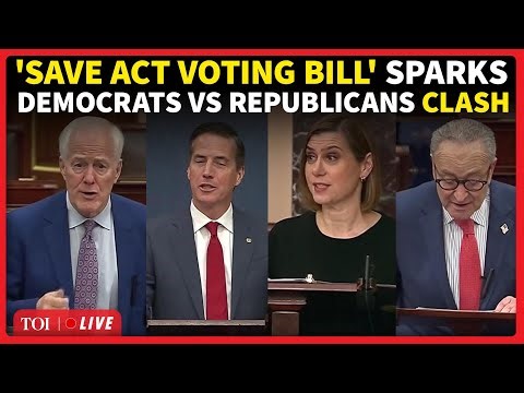US News LIVE | New SAVE Act Bill Faces Odds In US Senate; Democrats Clash With Republicans | Watch