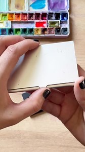 🎨 How I make my travel watercolor palettes #watercolor #watercolorpalette #watercolortutorial #diy | Painted Wildflowers