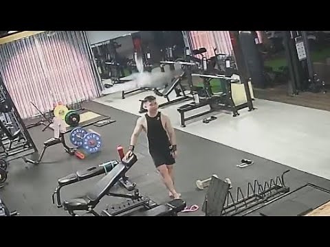 Caught On Camera: Man's Close Call With Falling Ceiling Fan | Viral Video