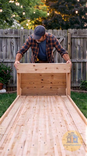 They Built a Bowling Alley in Their Backyard! 🎳🤯 #DIY #Backyard