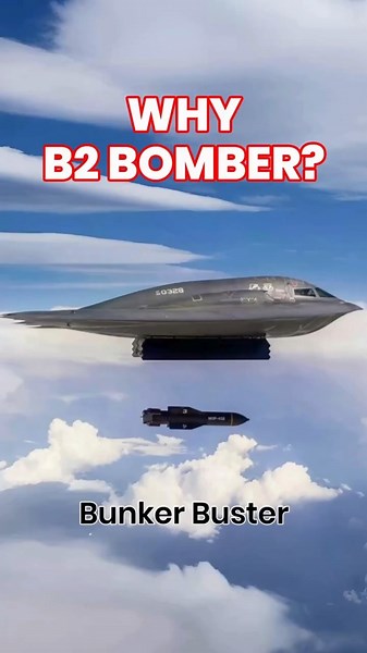 Why Only the B2 Bomber can drop the GBU 57 Bunker Buster #defence #automobile #b2bomber #usarmy