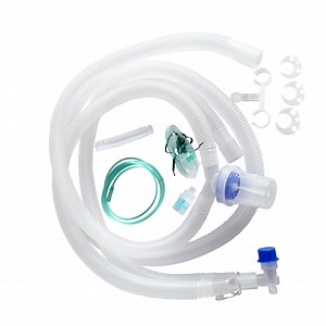 [Hot Item] Disposable Clear Corrugated Tube High Flow Adult Pediatric Anesthesia Three-Way Breathing Circuit