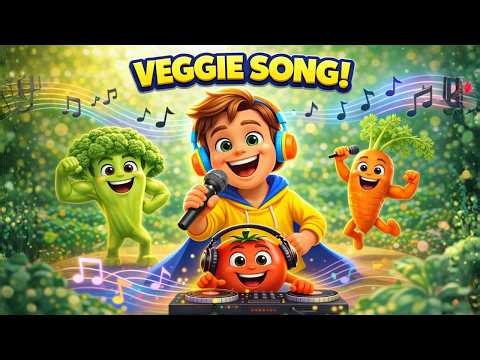 Veggie Song for Kids 🥕🥦 | Eat Your Veggies | Fun & Educational Kids Song