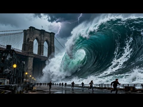 Williamsburg Tsunami: 460ft Wave Engulfs Brooklyn Waterfront (2025)