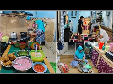 Bingung mau masak akhirnya masak ayam tepung lagi‼️cendol 25 dan es blewah#dailyvlog