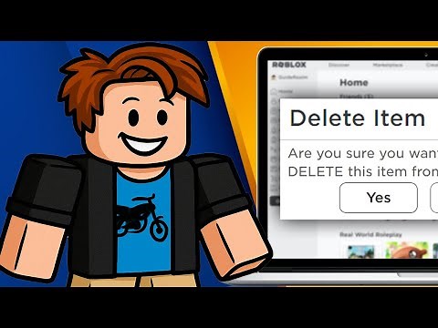 How To Delete Items From Your Inventory On Roblox