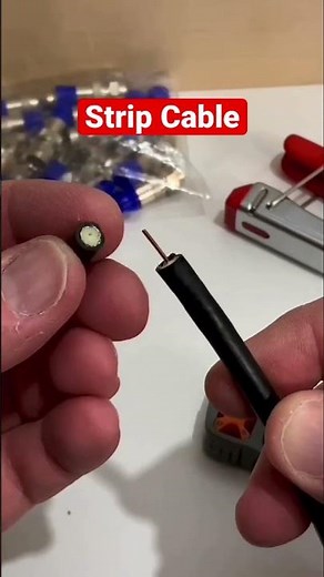 How to make RG6 Coaxial Cables with a Coax Connector Tool Kit