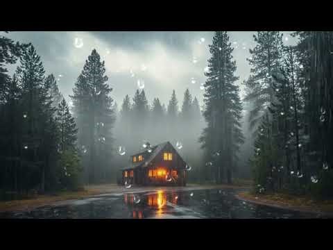 Sleep Soundly During a Rainy Night | Soft Thunder & Rain for Deep Sleep