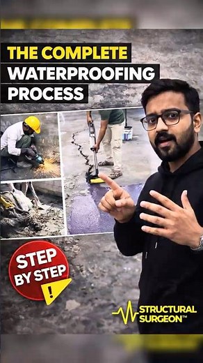 Complete Waterproofing Process Explained | Step-by-Step Surface Preparation & Primer